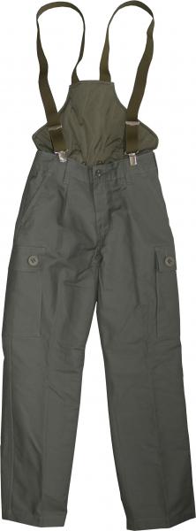 Jagdhose Thermohose gefüttert orig Leo Köhler Latzhose Moleskinhose Oliv 46-68